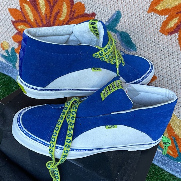 Vans The Snake Trail Lx Suede/Canvas True Blue/Marshmallow Men’s sneakers - Picture 11 of 16